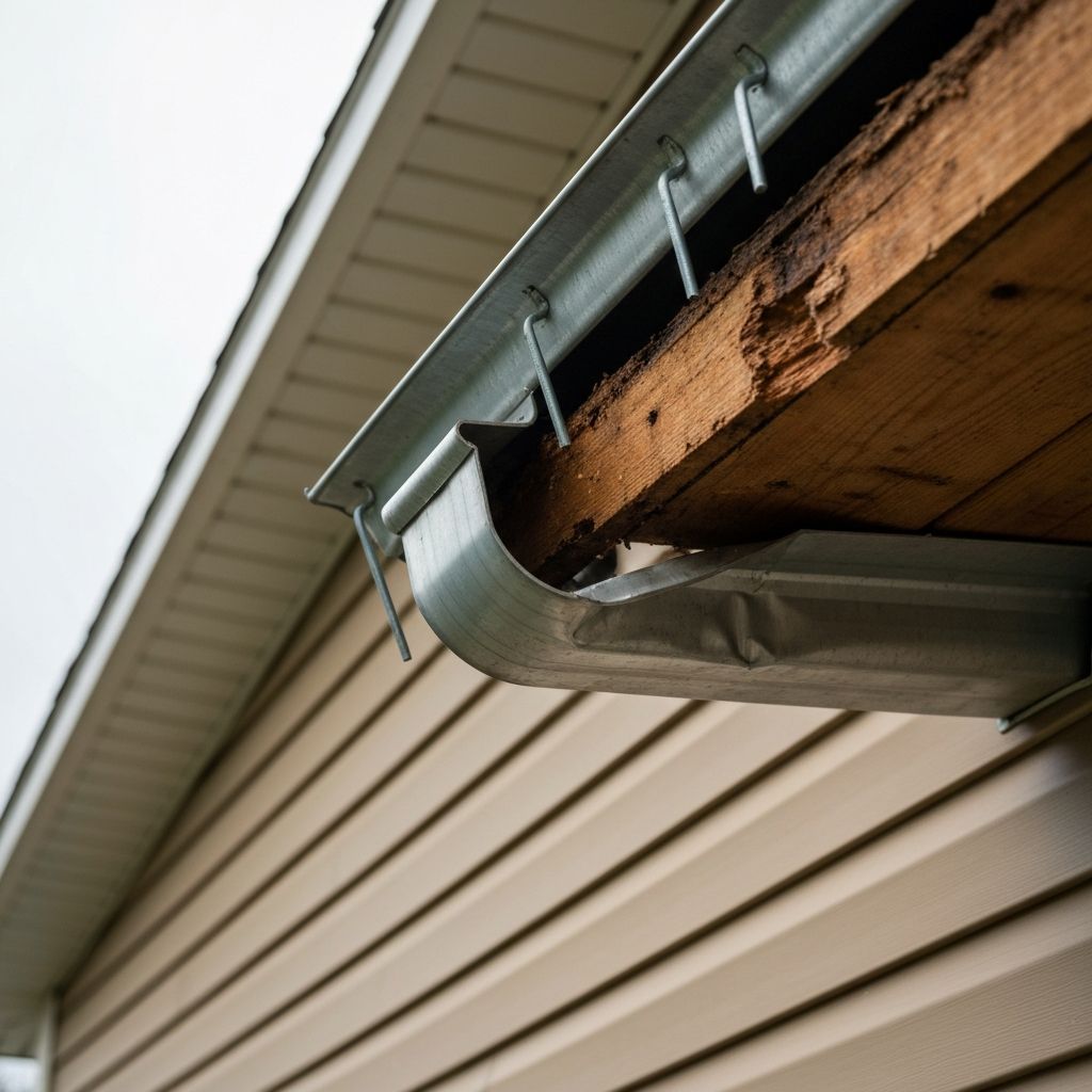 Before: Bethesda gutter project